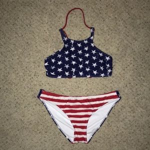 Patriotic Two Piece Swimsuit